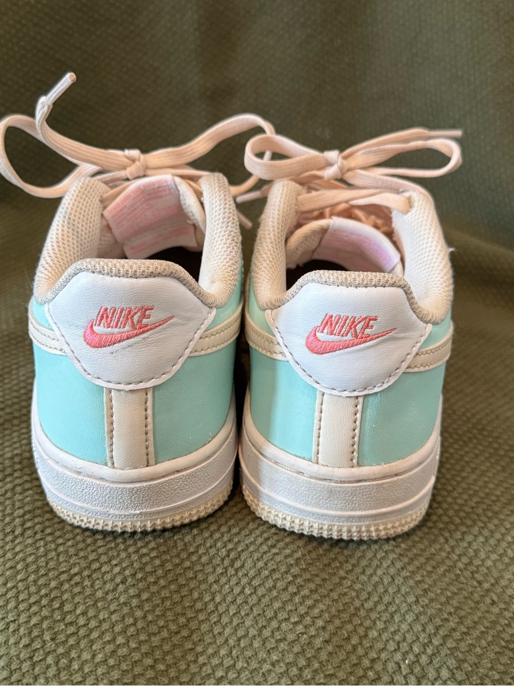 Nike Air Force 1 "Jade Ice/Guava Ice/White/Pink/Spell" - Picture 3 of 5